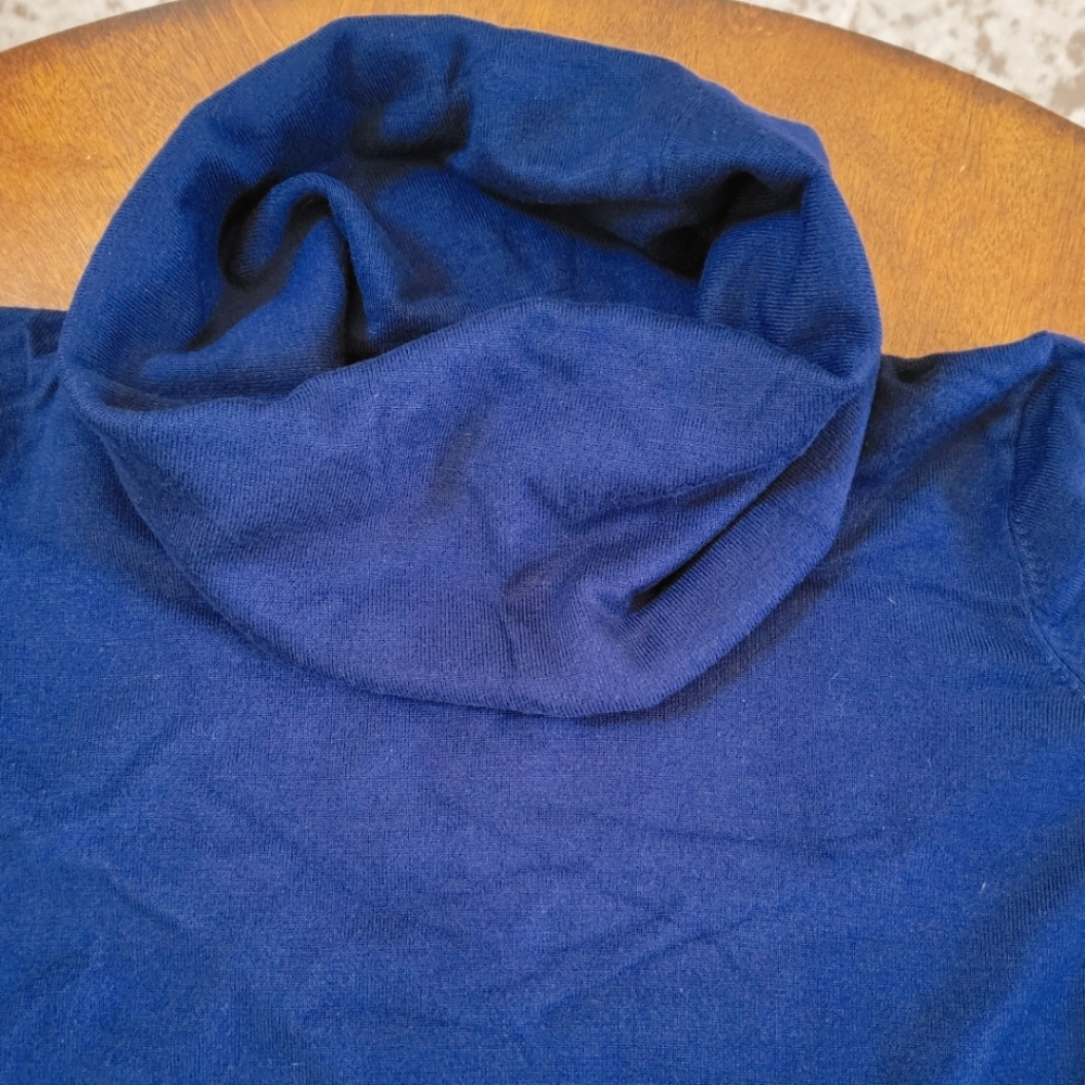 NAVY BLUE PLUS SIZE SWEATER 3X BNWOT - Picture 4 of 6